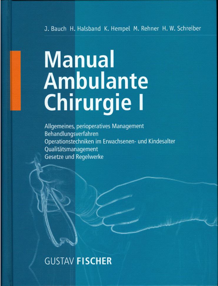 Buchcover Manual Ambulante Chirurgie I